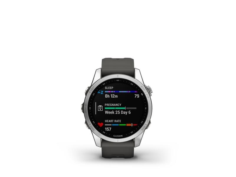 GARMIN Montre de sport Fenix 7S Anthracite/Argent