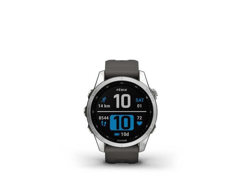 GARMIN Montre de sport Fenix 7S Anthracite/Argent