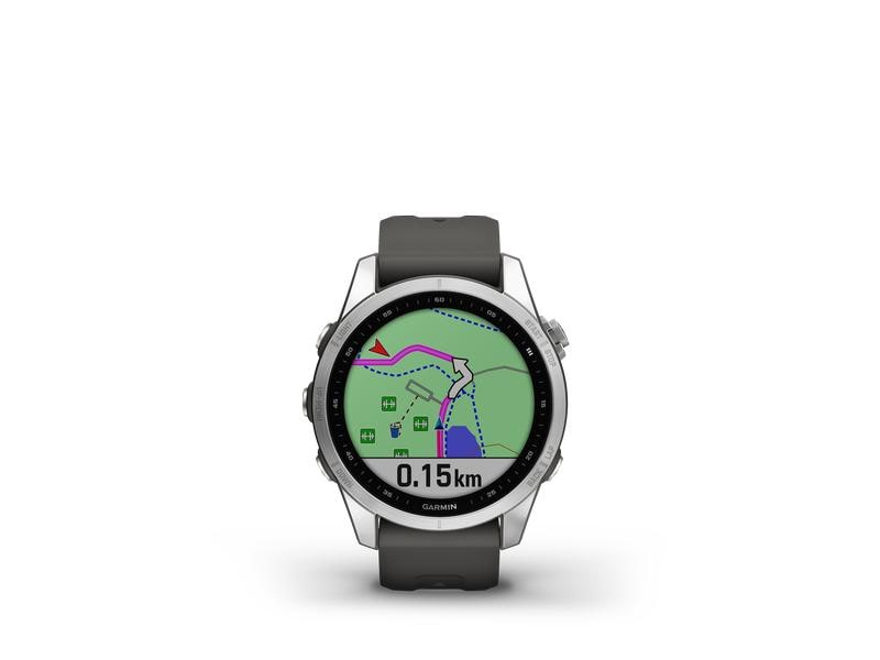 GARMIN Montre de sport Fenix 7S Anthracite/Argent