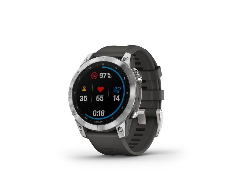 GARMIN Montre de sport Fenix 7 Anthracite/Argent