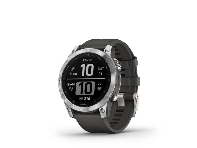 GARMIN Montre de sport Fenix 7 Anthracite/Argent