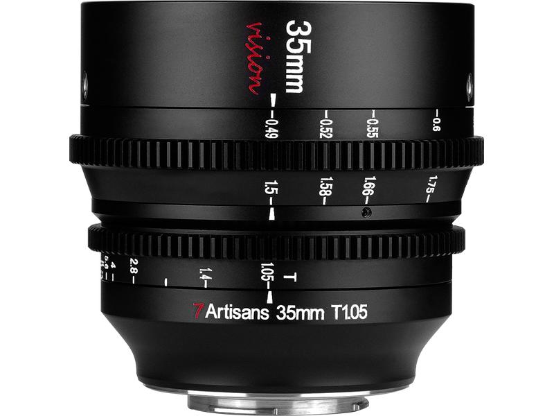 7Artisans Longueur focale fixe 35mm T/1.05 – Fujifilm X-Mount