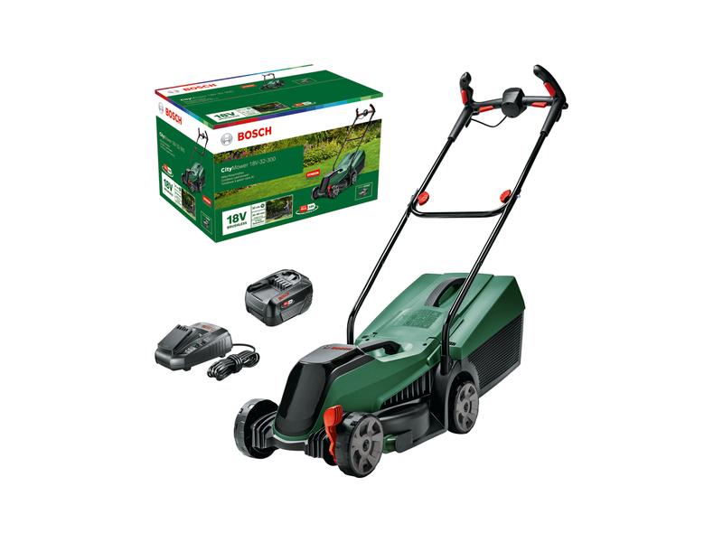 Bosch Akku-Rasenmäher CityMower 32-300 Set