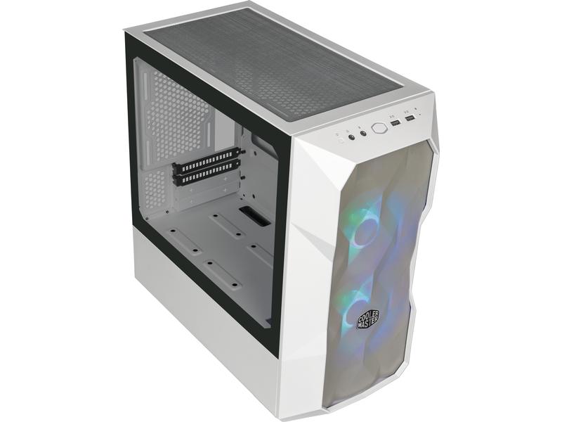 Cooler Master Boîtier d’ordinateur MasterBox TD300 Mesh Blanc