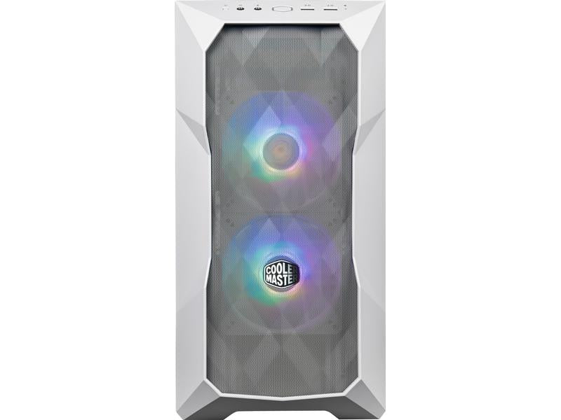 Cooler Master Boîtier d’ordinateur MasterBox TD300 Mesh Blanc