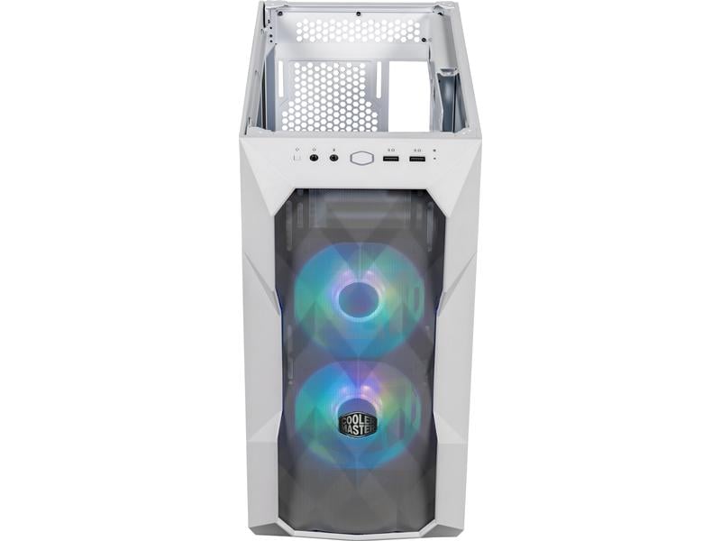 Cooler Master Boîtier d’ordinateur MasterBox TD300 Mesh Blanc