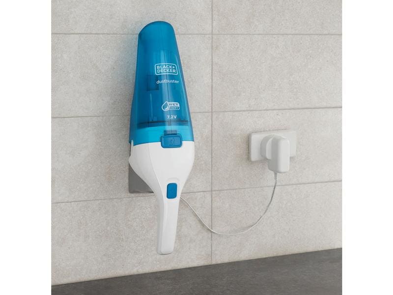 BLACK+DECKER Aspirateur à main sans fil Wet+Dry Dustbuster Bleu/Blanc