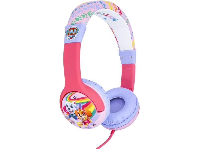 OTL Casques extra-auriculaires Paw Patrol Skye and Everest Rose pâle