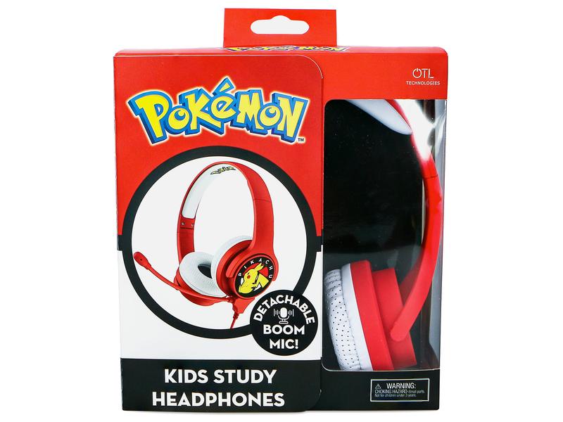 OTL Casques extra-auriculaires Pokémon Study Rouge