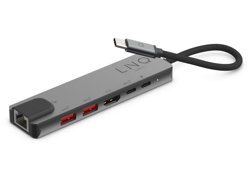 LINQ by ELEMENTS Dockingstation 6in1 PRO USB-C Multiport Hub