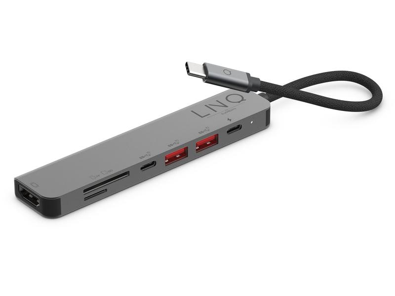 LINQ by ELEMENTS Dockingstation 7in1 PRO USB-C Multiport Hub