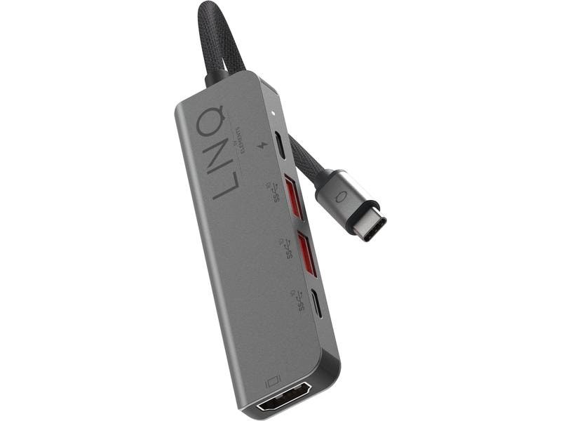 LINQ by ELEMENTS Station d'accueil 5in1 PRO USB-C Multiport Hub