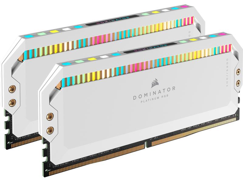 Corsair DDR5-RAM Dominator Platinum RGB 6200 MHz 2 x 16 GB Blanc