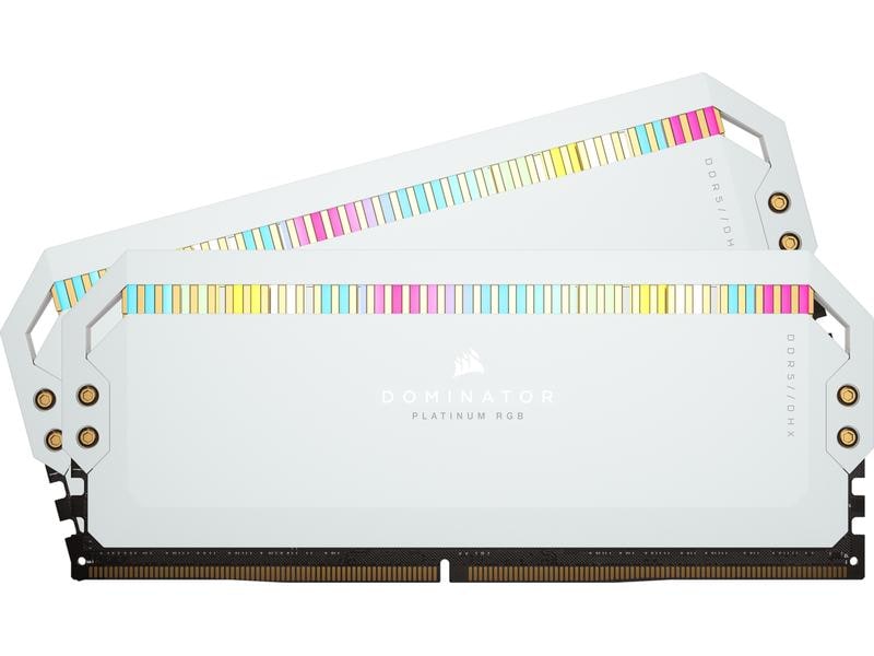 Corsair DDR5-RAM Dominator Platinum RGB 6200 MHz 2 x 16 GB Blanc