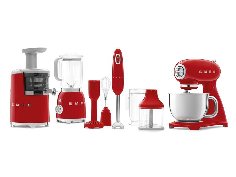 SMEG Robot ménager 50's Style SMF03RDEU Rouge