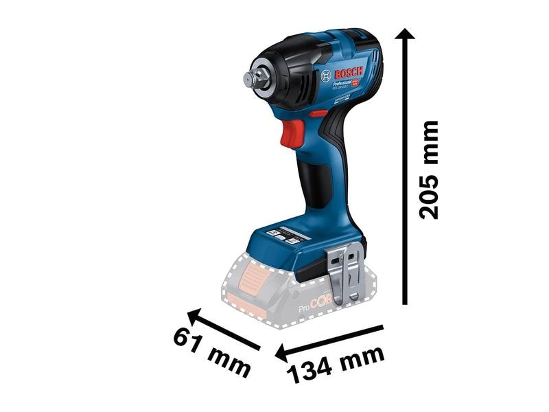 Bosch Professional Visseuses à percussion sans fil GDS 18V-210 C Solo