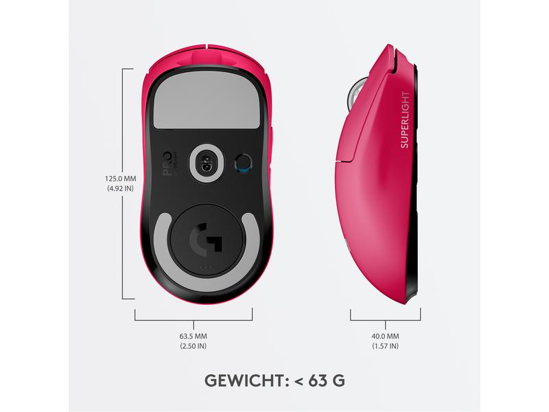 Logitech Gaming-Maus Pro X Superlight Pink