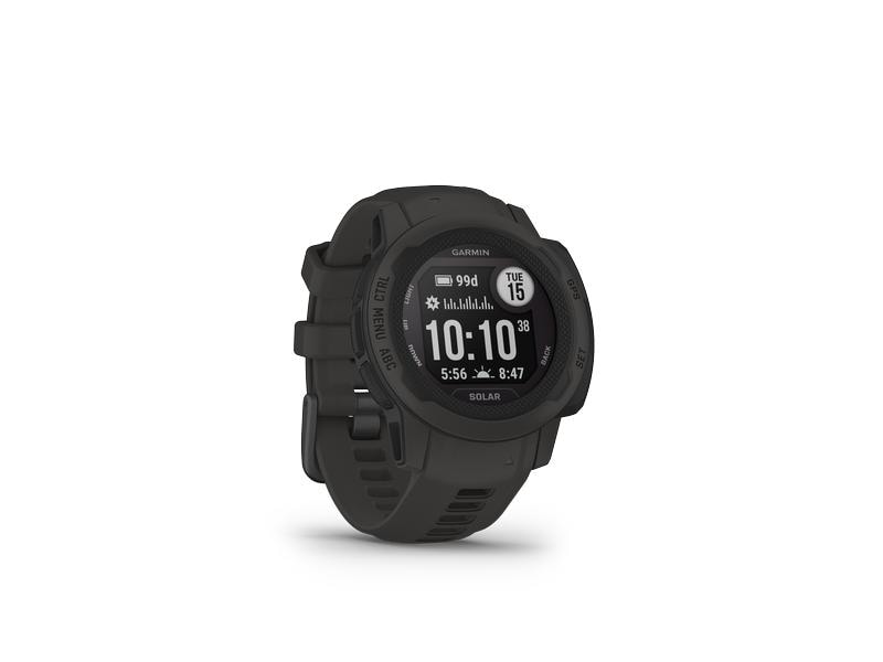 GARMIN Montre de sport Instinct 2S Solar, Anthracite/Noir