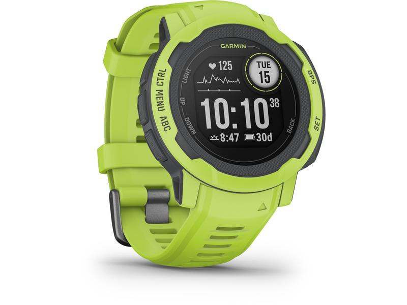 GARMIN Sportuhr Instinct 2, Limettengrün/Schwarz