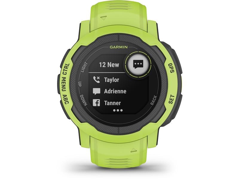 GARMIN Sportuhr Instinct 2, Limettengrün/Schwarz