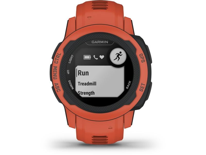 GARMIN Sportuhr Instinct 2S Rot/Schwarz