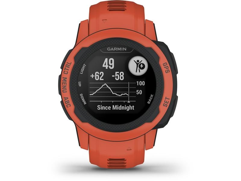 GARMIN Montre de sport Instinct 2S Rouge/Noir