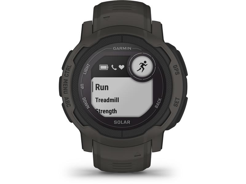 GARMIN Sportuhr Instinct 2 Solar, Anthrazit