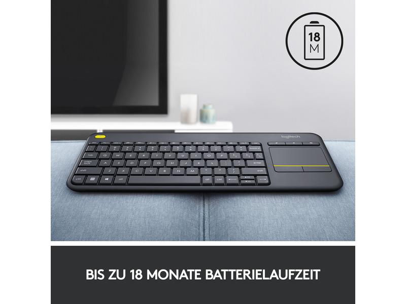 Logitech Tastatur K400 Plus CH-Layout