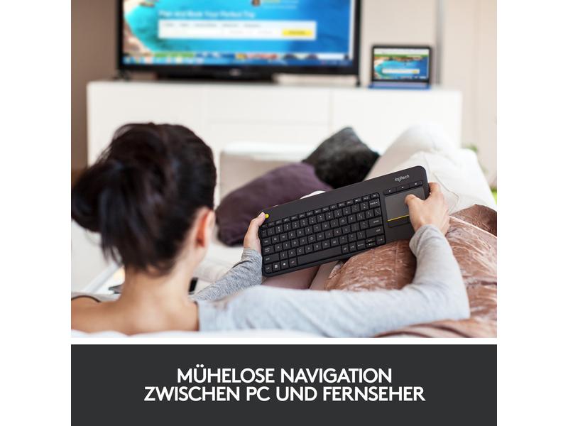 Logitech Clavier K400 Plus Mise en page de CH