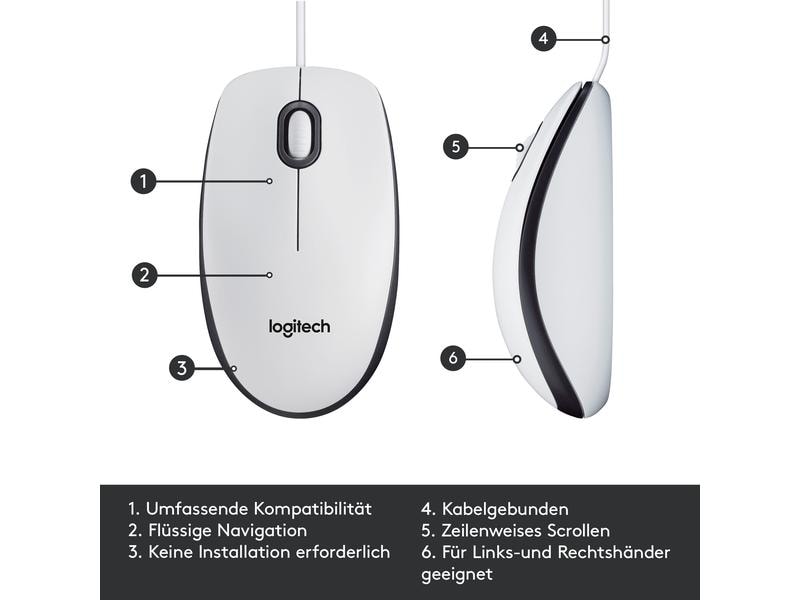 Logitech Souris M100 Optical