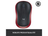 Logitech Souris M185 Wireless rouge