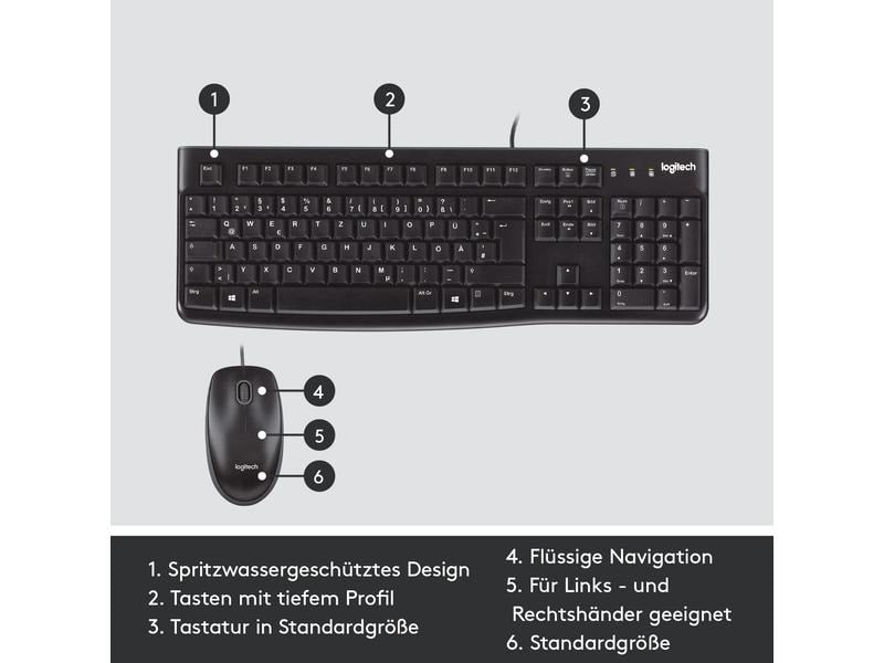 Logitech Ensemble clavier-souris MK120