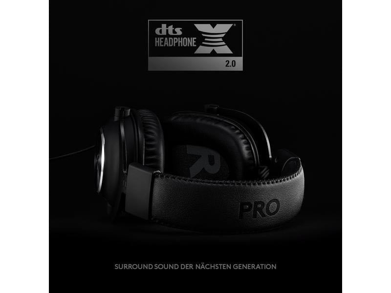 Logitech Headset G PRO X Gaming 7.1 Surround Schwarz