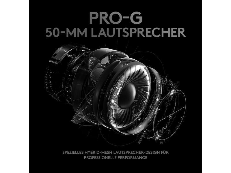 Logitech Écouteurs G PRO X Gaming 7.1 Surround Noir