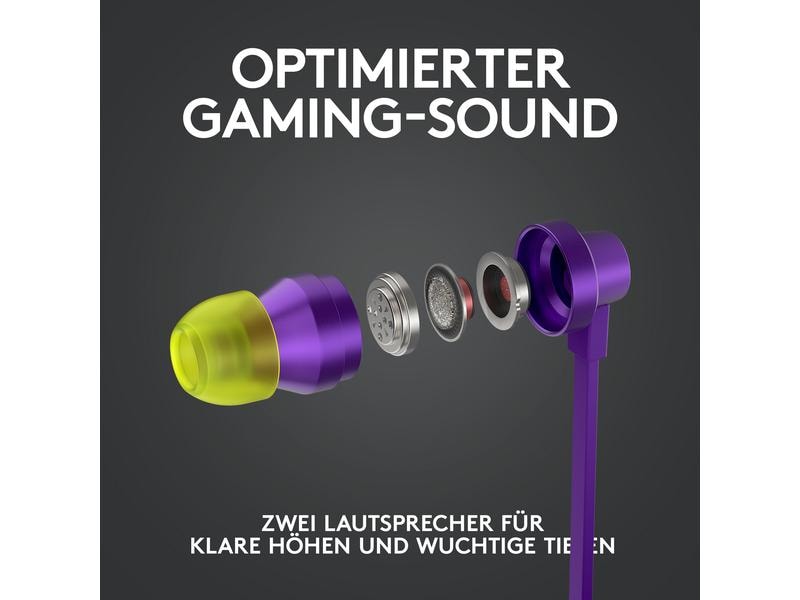 Logitech Headset G333 Gaming Violett