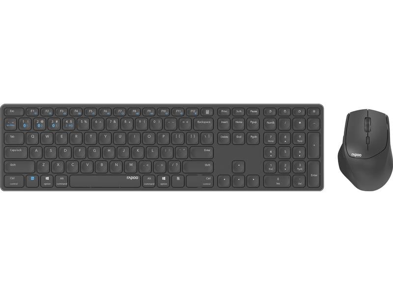 Rapoo Ensemble clavier-souris 9800M Ultraslim