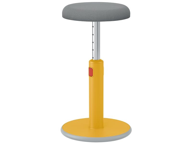 Leitz Ergo Cosy Siège actif et tabouret debout jaune