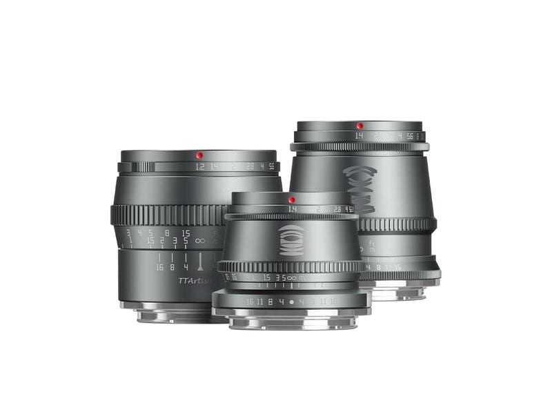 TTArtisan Longueur focale fixe 17mm-35mm-50mm Kit d'objectifs – Canon EF-M