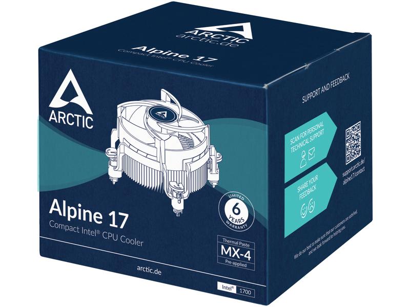 Arctic Cooling Refroidisseur CPU Alpine 17