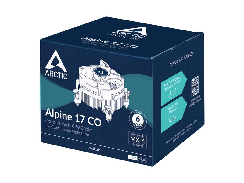 Arctic Cooling Refroidisseur CPU Alpine 17 CO