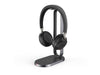 Yealink Headset BH72 UC Schwarz, USB-A, mit Ladestation