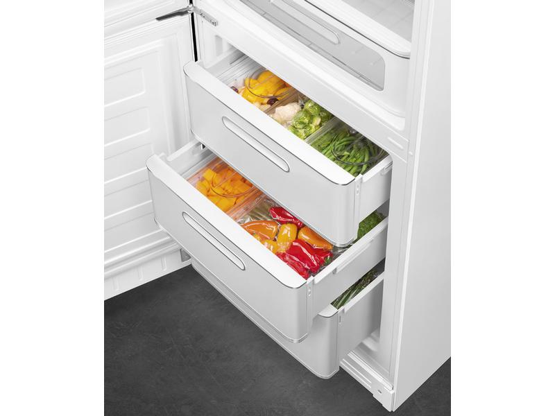 SMEG Kühl-Gefrierkombination FAB32LWH5 Weiss, Links