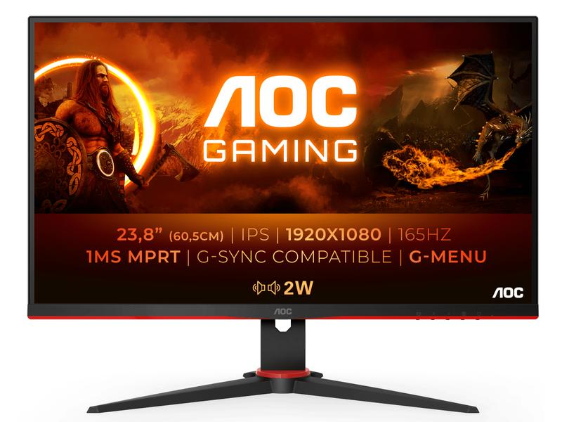 AOC Monitor 24G2SPU/BK