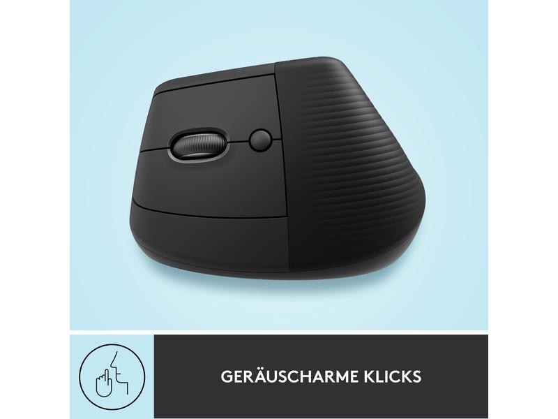 Logitech Ergonomische Maus Lift Left Graphite