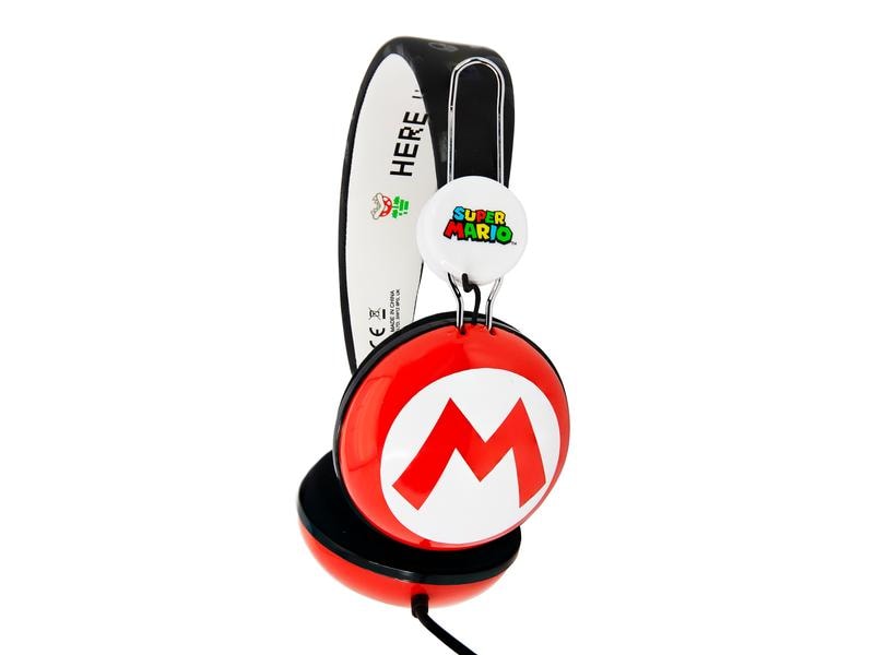 OTL Casques extra-auriculaires Super Mario Icon Dome Multicolore; Rouge