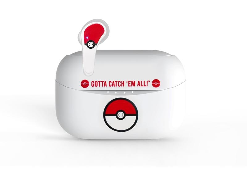 OTL Écouteurs True Wireless In-Ear Pokémon Pokéball Rouge; Blanc