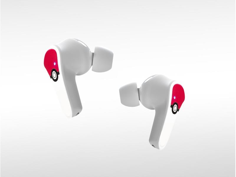 OTL Écouteurs True Wireless In-Ear Pokémon Pokéball Rouge; Blanc