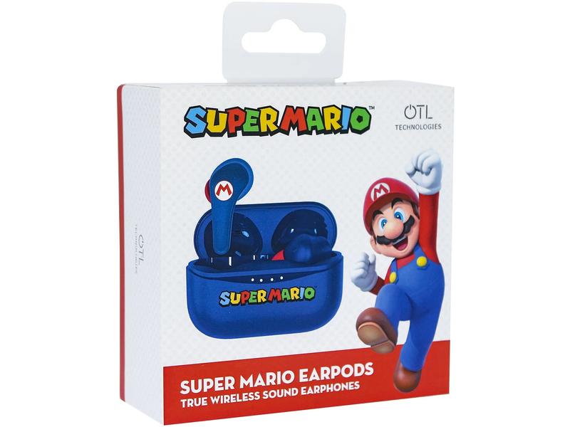 OTL Écouteurs True Wireless In-Ear Nintendo Super Mario Bleu