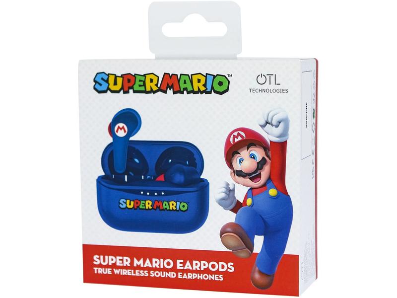 OTL Écouteurs True Wireless In-Ear Nintendo Super Mario Bleu