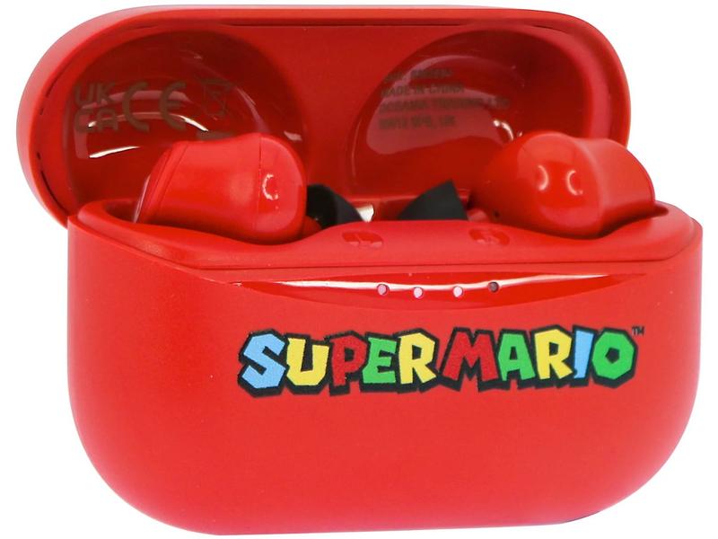 OTL Écouteurs True Wireless In-Ear Nintendo Super Mario Rouge